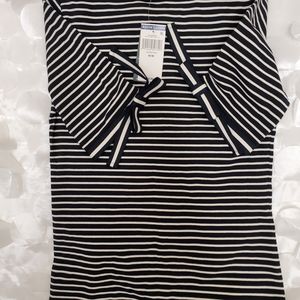 Nautical Bateau Neck Stripe Top